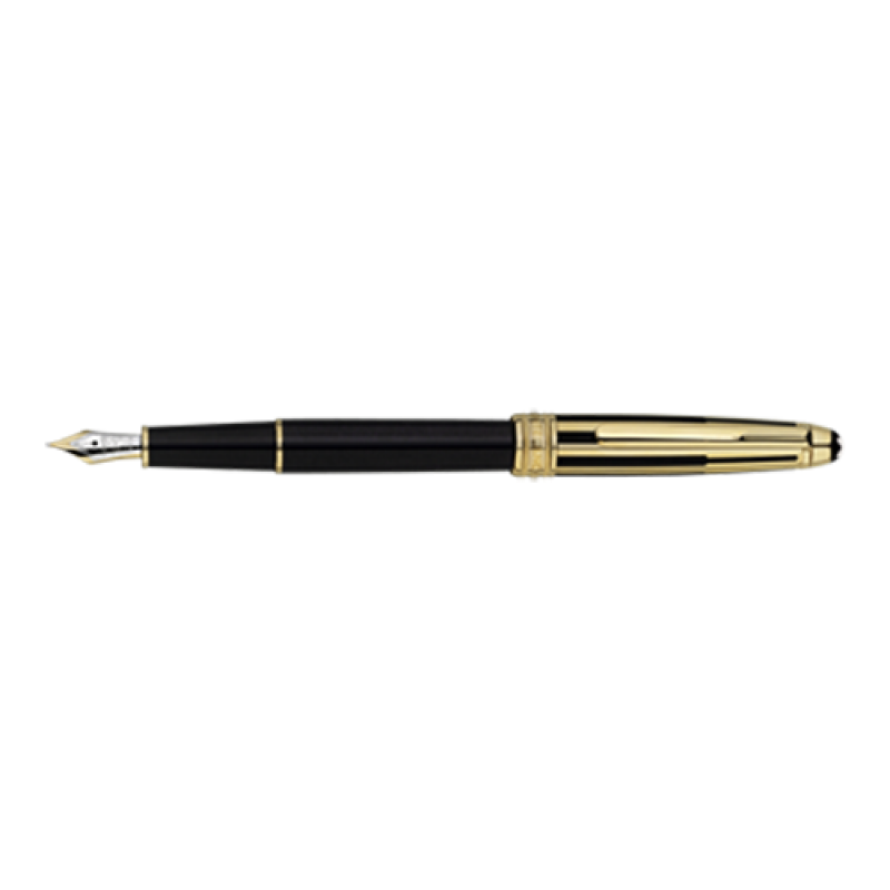 Montblanc Meisterstuck Solitaire Doue Gold & Black Fountain